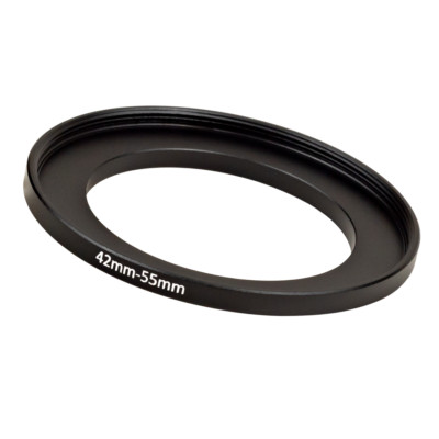 42 mm bis 55 mm Stepping Step Up Filter Ring Adapter 42 mm-55 mm