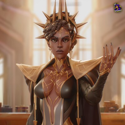 Mel Medarda - Arcane - League of Legends - Fan Art Figur - Resin 3D Druck 262mm