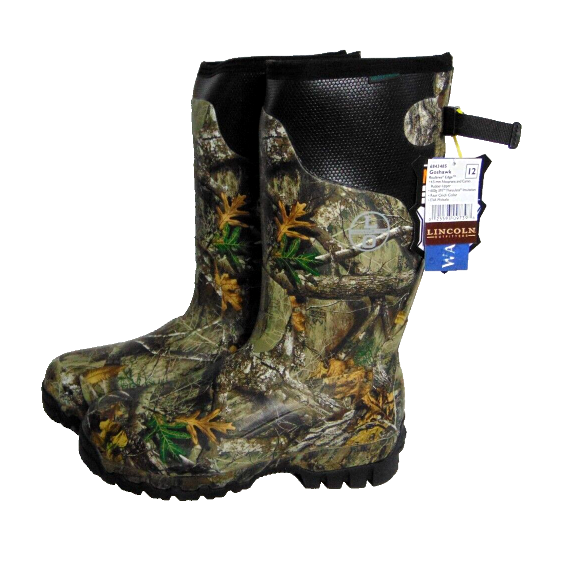 Realtree Edge Lacrosse 800 Gram Boots Realtree Edge Lacrosse Boot