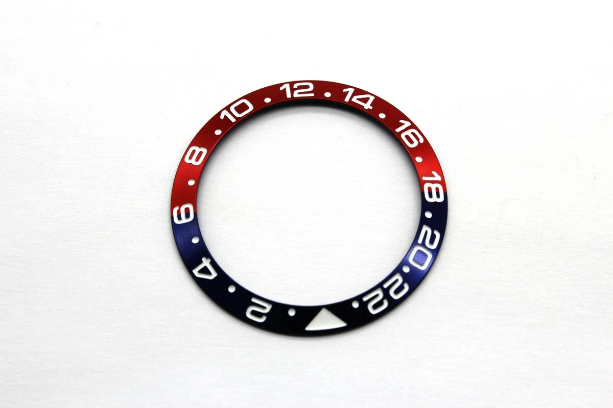 Insert Per Lunetta Orologio Pepsi Blu/Rosso 37,70mm X 30,70mm - Ewatchparts