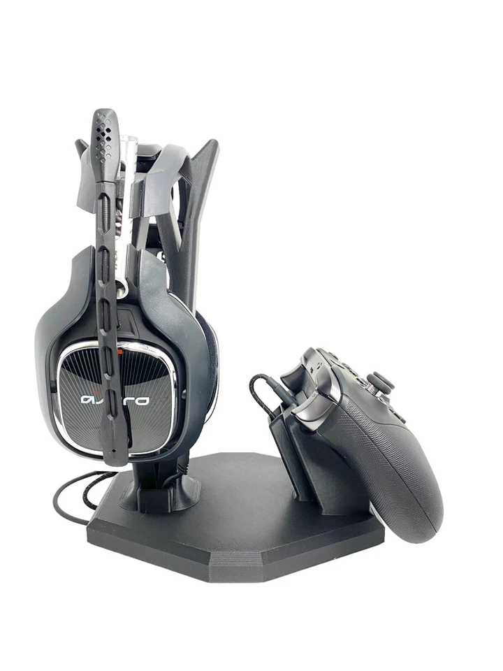 Xbox Elite Controller Series 2 & Headphone Stand Combo Charging Desk Dock Mount - Image 4 of 4