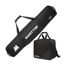Padded Snowboard and Boot Bag Combo,Store Transport Snowboard Up to 165 cm an...