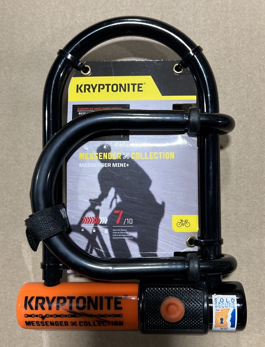 Kryptonite Messenger Mini Plus U-Lock Bike Bicycle Lock x
