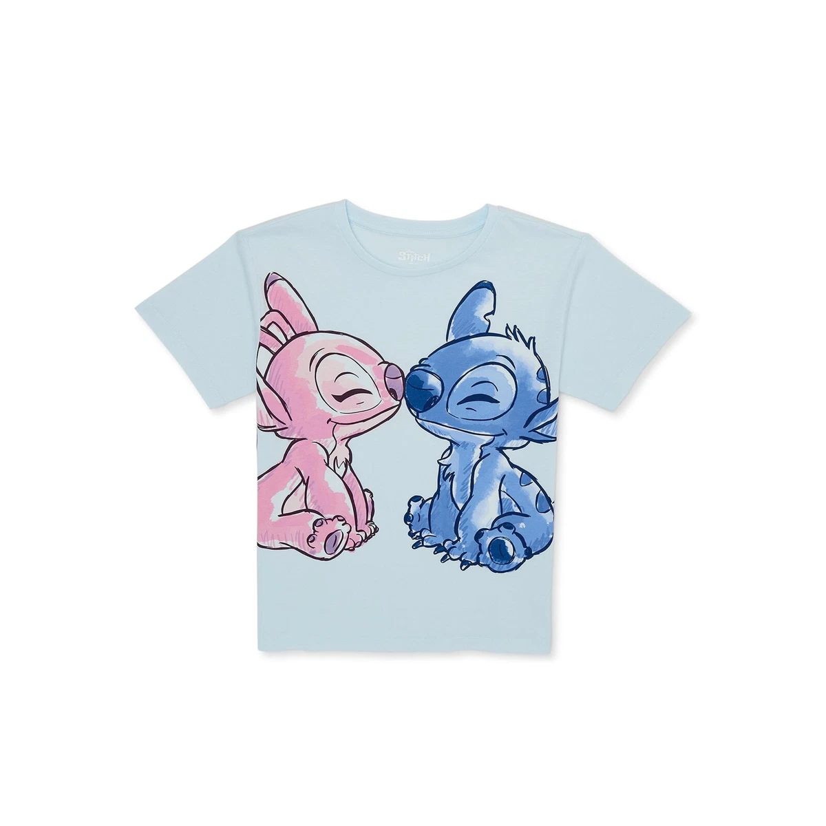 CHEMISE DISNEY LILO AND STITCH ANGEL FILLE TAILLE 4/5 6/6X 7/8 10/12 14/16  NEUVE