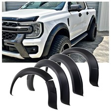 For Ford Ranger 2023-2026 WILDTRAK Wide Wheel Arch Kit - Matte Black OEM Design