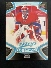 21-22 UD MVP Hockey Blue Ice Battles 202 Carey Price