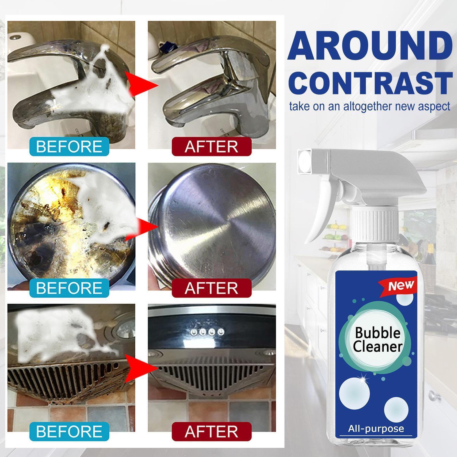 100ml MultiPurpose Cleaning Bubble Cleaner Spray Foam Kitchen Removal