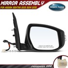 Passenger Power Mirror with Turn Signal Heated Black for Nissan Sentra 2013-2019
