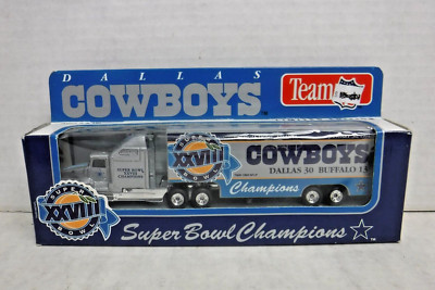 Cowboys XXVIII Super Bowl Champions Matchbox Diecast Tractor Trailer 122623AST4