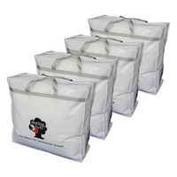 4 Stk Aufbewahrungstasche Bettentasche Bettdecken Decken Kissen Kleidung Tasche
