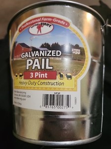 3 Pint GALVINIZED PAIL