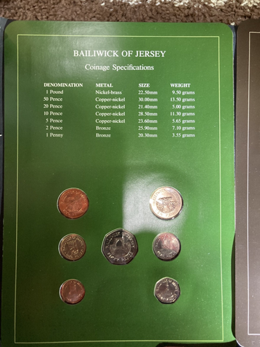 COIN SETS OF ALL NATIONS- ETHIOPIA, JERSEY, GUYANA, KIRIBATI. & MALAYSIA. #12 - Afbeelding 7 van 24
