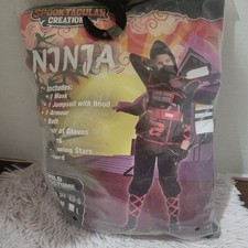 Spooktacular Creations Ninja Warrior Costume Outfit Youth Halloween Small