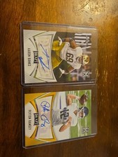 2021 Leaf Draft- Rookie Autographs Aaron Banks And Peyton Ramsey