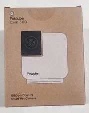 Petcube Cam 360 Camera, Interactive WiFi Pet and Home Security Pan-Tilt Camera