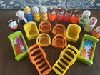 Fisher Price Little People collection 22 Piece  Lot People Furniture VINTAGE!