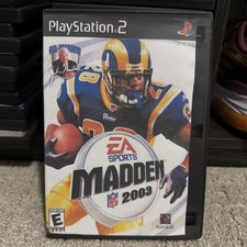 Madden NFL 2003 (Sony PlayStation 2, 2002) (not Original Cover Or Case)
