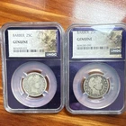 NGC Certified Barber Quarter 25C Silver Genuine 1899 Coins