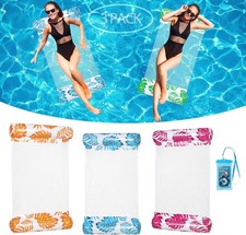 3/5/8 Pack Pool Hammock Upgrated Water Pool Floats, 4-in-1 Hammock, Saddle,