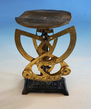 Alte Columbus Briefwaage Bürowaage Feinwaage Waage 20er Jahre  (F025-1408)