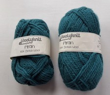 Aran wool 50g + part ball 100 % wool
