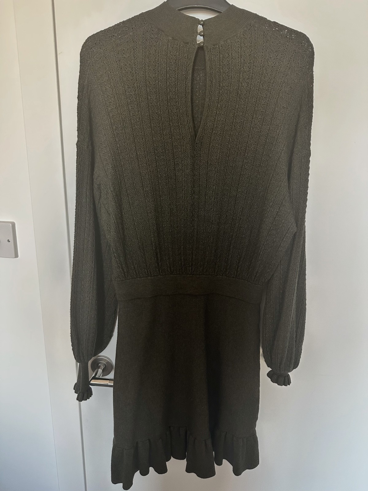 Sézane Charlie dress khaki (size S) image 3
