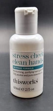 This Works Stress Check Clean Hands No Rinse Formula Gel 60ml/2oz NEW
