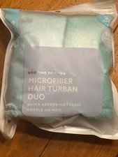 NEW SEALED Bliss Rooting for You Microfiber Hair Turban Duo 2 Pack SPA Approved