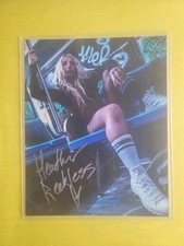 Heather By Elegance Hand Signed 8x10 Photo Autograph Pro Wrestling Reckless TNA