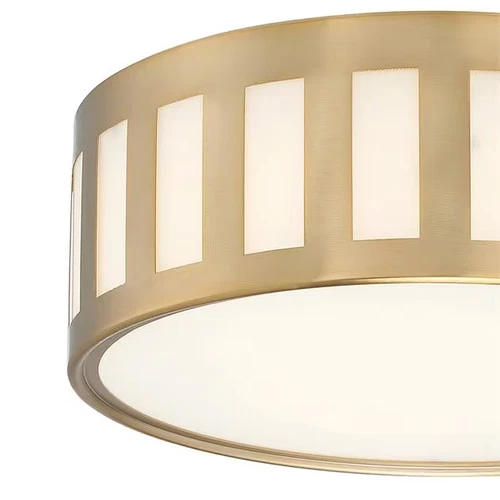 Crystorama Kendal 3-Light 14" Ceiling Light in Vibrant Gold - Picture 2 of 3