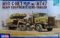 Modell M911 C-Het Hobby Boss 1/35 Mit AnhäNger M747. TräGer Schwer Us Ar