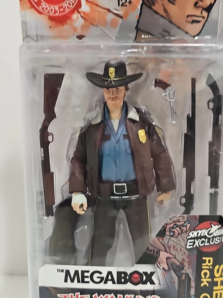 Figura de acción The Walking Dead Sheriff Rick Grimes McFarlane sellada limpia Foto 2 de 4