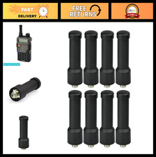 UHF 400-470MHz Walkie Talkie Antenna Replacement - 8-Pack SMA Female Short Anten
