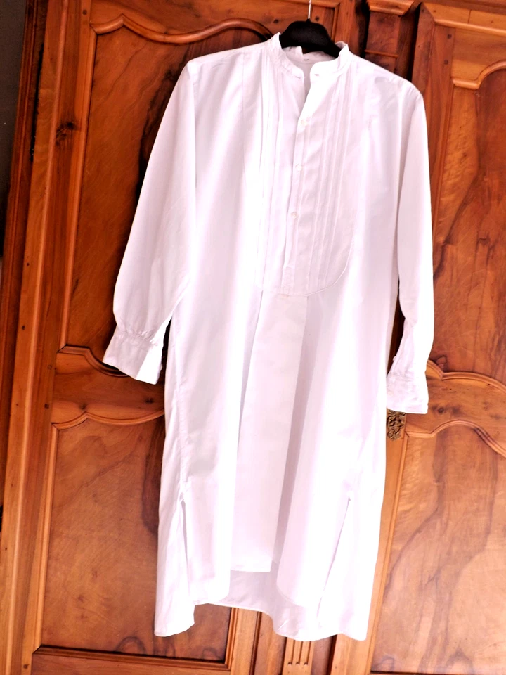chemise d'homme à plastron , taille XXL, ancienne - Photo 2/4
