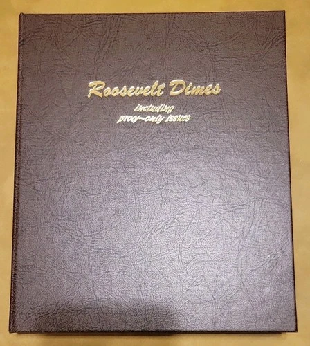 Roosevelt Dimes 1946-2016 Coin Set/w Proofs in Dansco Album