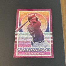 2021 Panini Chronicles - Overdrive Pete Alonso #22 Purple Velocity