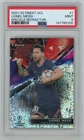 2021 Topps Finest UEFA Champions League Soccer Speckle Lionel Messi #1 PSA 9
