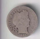 1902-P BARBER DIME 10¢ PHILADELPHIA 90% SILVER COIN UNITED STATES OF AMERICA