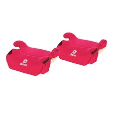 Booster Car Seats Pack of 2 Lightweight Machine Washable Pink Diono Solana Latch