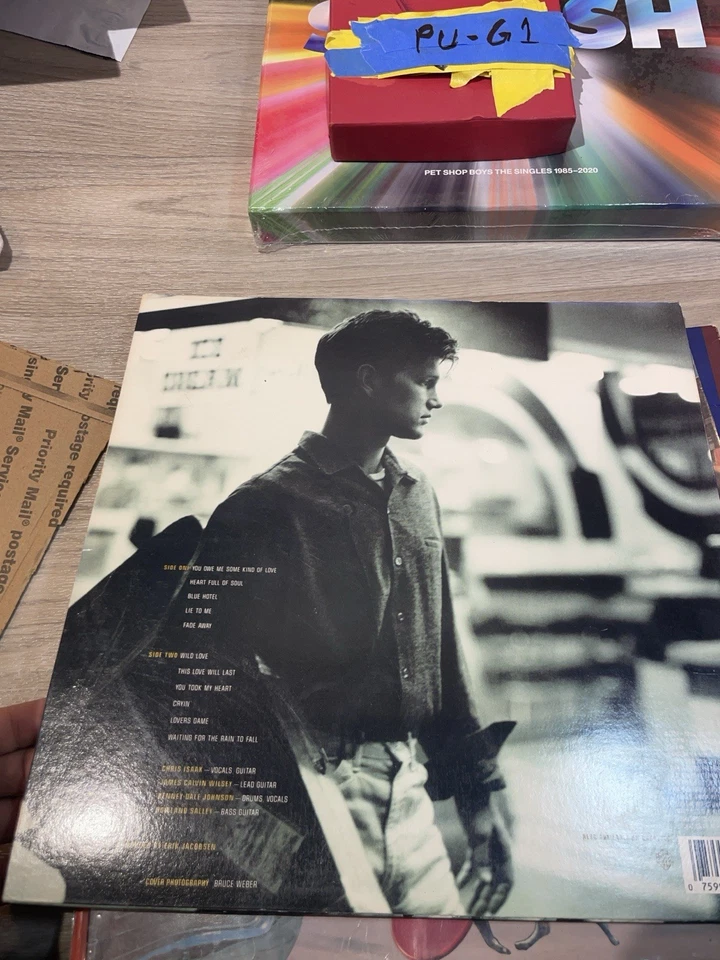 CHRIS ISAAK Self Titled WARNER BROS 1-25536 LP VG+ Rare Club Press Foto 4 de 4