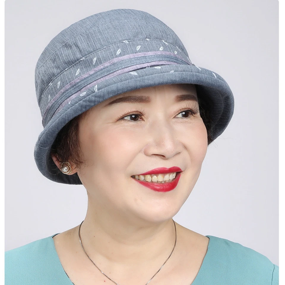 Sombreros para mujer florales de ala ancha para sol sombrero de iglesia Derby sombrero para el sol con moño Foto 4 de 4