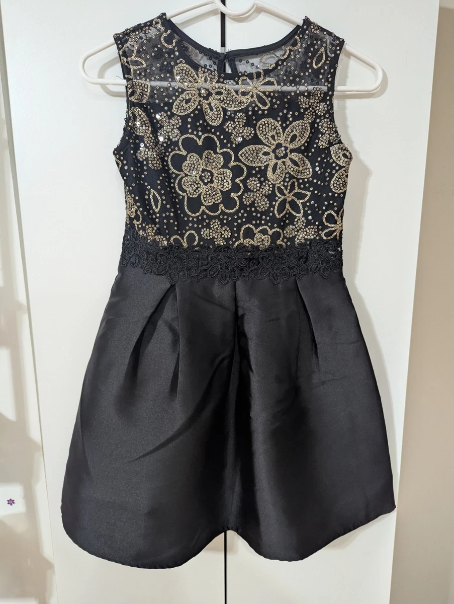 amy byer black dress Party Dresses for Girls for sale Gold