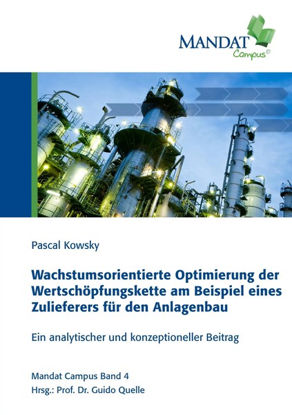 Wachstumsorientierte Optimierung Der WertschöPfungskette Am Beispiel Eines...-image