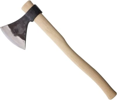 BR Rinaldi Trento Axe 6.63" Natural Finish Spring Steel Head 5" Edge Wood Handle
