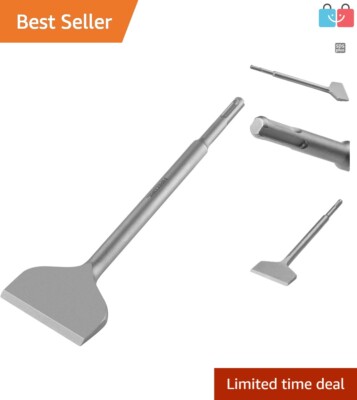 High Efficiency 3''X10'' SDS Plus Cranked Angled Tile Chisel for Quick Removal