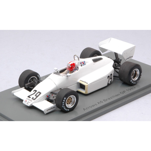 Spark S5787 1/43 ARROWS A6 NO.29 Detroit Gp 1983 Marc Surer Modèle Car