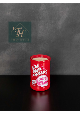 Genune Tipsy House Candle Co (DEADMANS FINGERS RASPBERRY Rum) Flaschenkerze