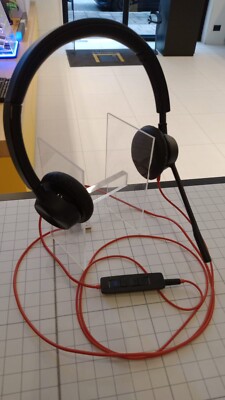 KOPFHÖRER PLANTRONICS BLACK WIRE 3300-M USB A