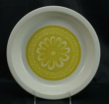 Mid Century USA Pottery Yellow Flower Bowl