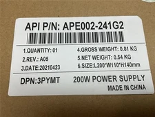 03PYMT 3PYMT DELL  AC200EPA-01 OPTIPLEX 7440 AIO SERIES  POWER SUPPLY UNIT  New